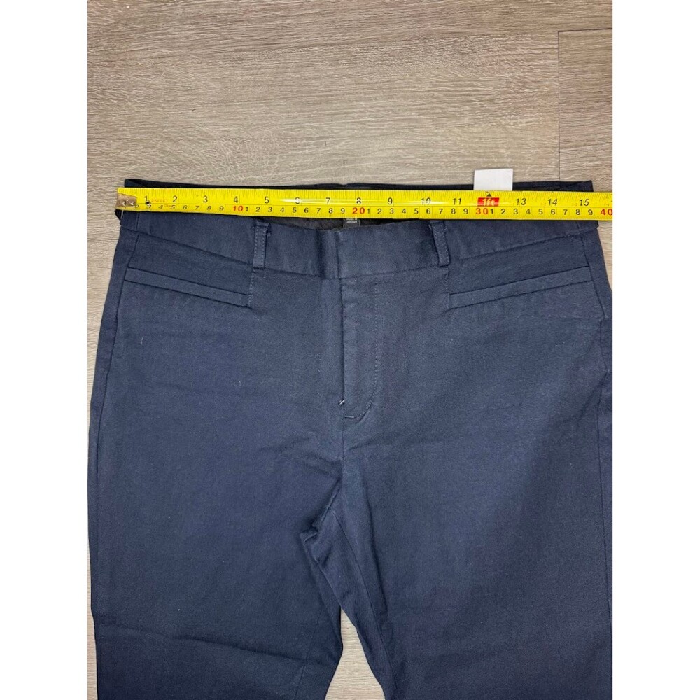 Banana Republic Sloan Curvy Fit Navy Ankle Pants Size 10 Tailored Work Career - Picture 6 of 8